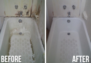 bathroom Before and After Cleaning